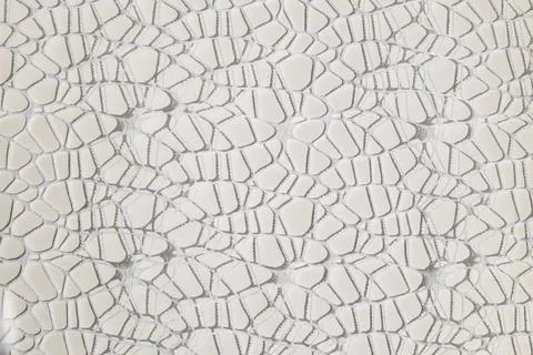 White seamless texture. Wavy background. 3D interior pattern. white abstract Stock Photos