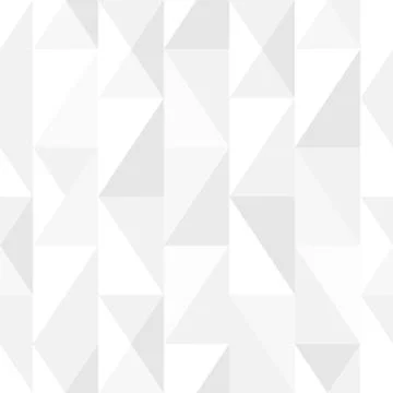 White seamless tile geometric texture. Light repeatable decorative background 库存插图