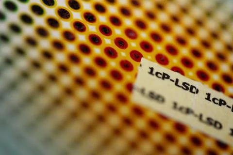 White self made lsd papers colorful drugs macro background and wallpapers i.. Stock Photos