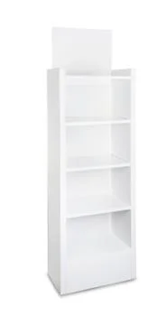 White self stand display Stock Photos