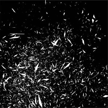 White sequins, dark background, seamless pattern, vector illustration. Stock Illustration