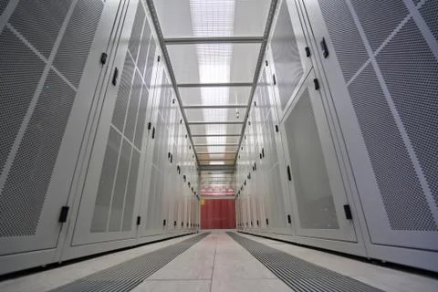 White server room Stock Photos