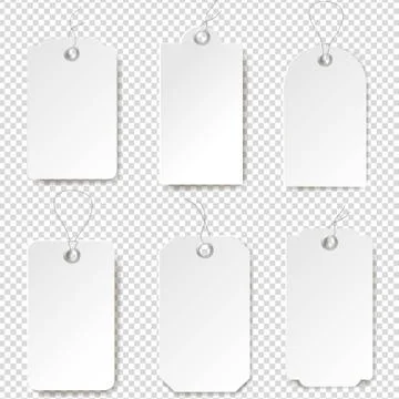 White Set Isolated Transparent Background Illustrazione stock