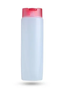 White shampoo bottle Stock Photos