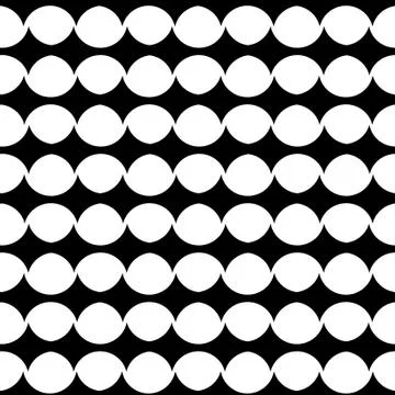 White shapes on black background Stock Illustration