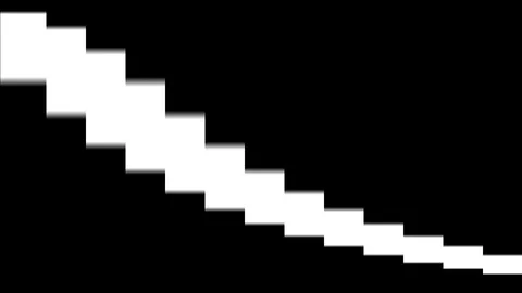 White Shapes Dropping Down Stock Footage 119955848