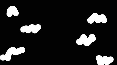 White shapes pattern Stock Footage 180299042