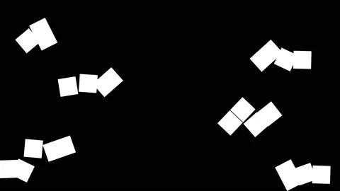 White shapes pattern Stock Footage 192370375