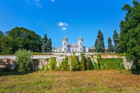 White Sharovsky manor Stock Photos