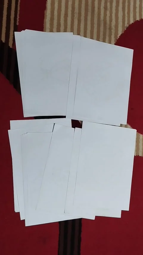 White sheet of A4 paper is very good Stock Footage 224798858