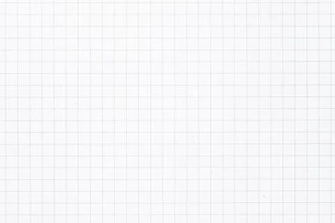 White sheet of paper background, checkered exercise book Stock Photos