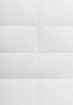 White sheet of paper folded in eight Stock Photos