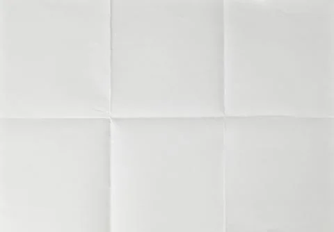 White sheet of paper folded Stock Photos