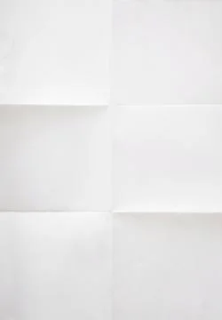 White sheet of paper folded Stock Photos