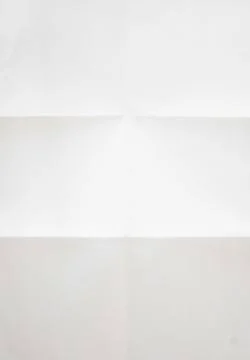 White sheet of paper folded Stock Photos