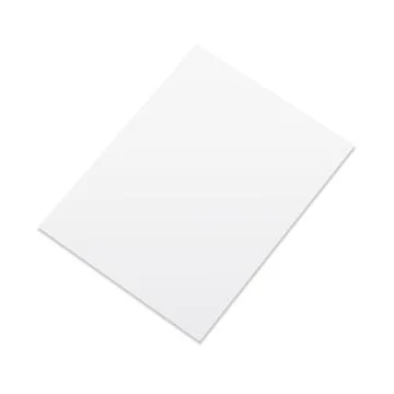 White sheet of paper 库存插图
