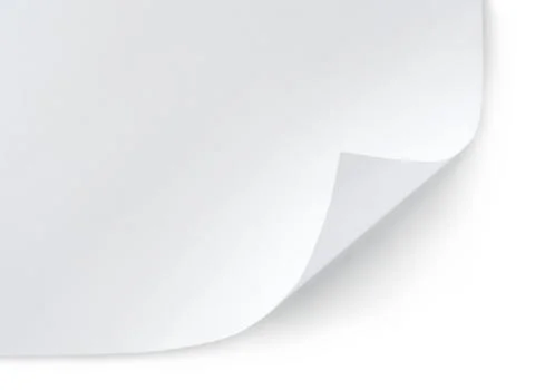White sheet of paper Stock Photos