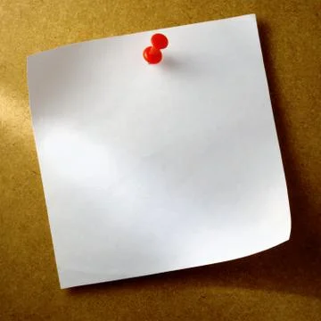 White sheet of paper Stock Photos