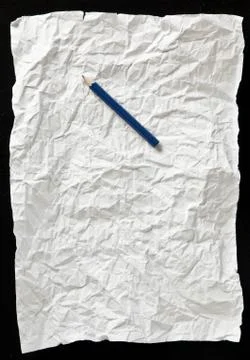 White sheet of paper Stock Photos