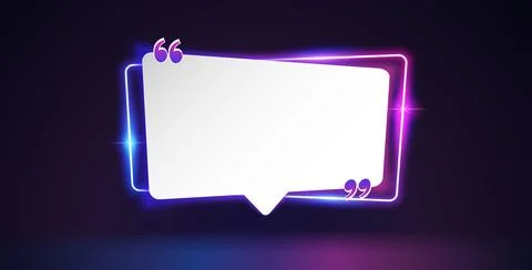 White Sheet for Quotes on a Blurred Background Stock Illustration