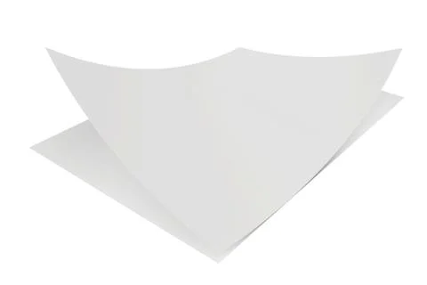 White sheets of paper Ilustración de archivo