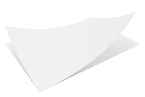White sheets of paper Stock-Illustration