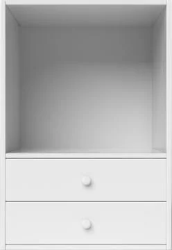 White shelves 库存插图