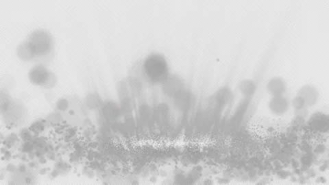 White shine light particle. Transparent isolated on black background. Stock Footage 217140335
