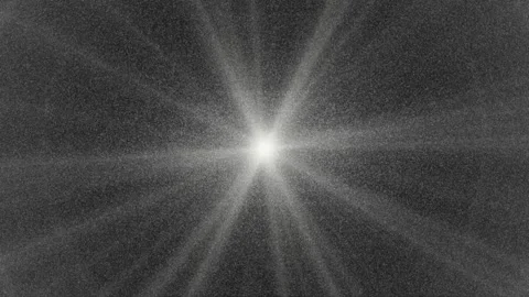 White Shining Star Animation Clip Stock Footage 331616480