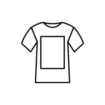 White shirt icon 스톡 일러스트