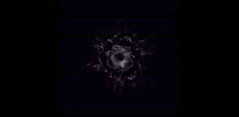 White Shockwave exploding power loop motion effect overlay Stock Footage 322776495