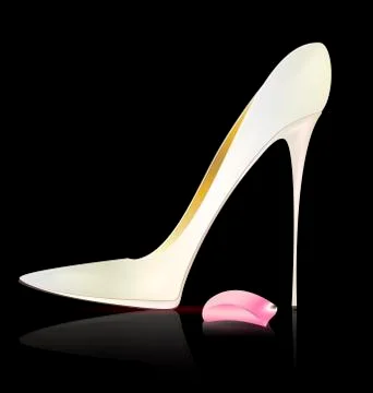 White shoe Stock Illustration