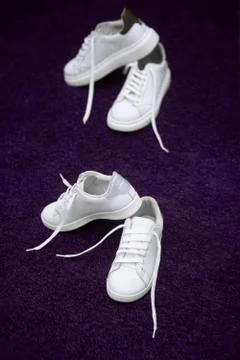 White shoe Foto stock