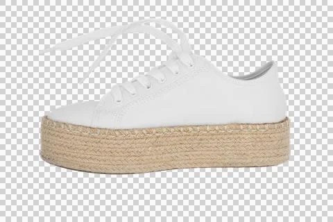 White shoe side Stock Photos