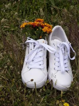 White shoes Stock Photos