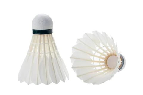 White shuttlecock Stock Photos