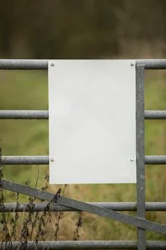 White sign background Stock Photos