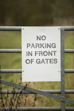 White sign Stock Photos