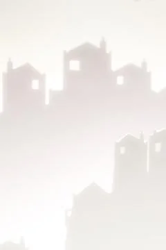 White silhouette cityscape Stock Illustration