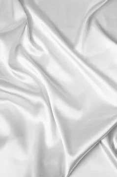 White silk background Stock Photos