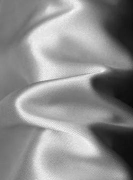 White silk background Stock Photos