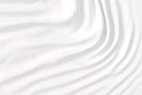 White silk background texture in abstract fabric folds, satin cloth Stock Illustration