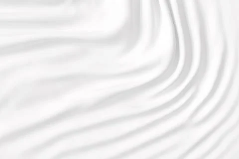 White silk background texture in abstract fabric folds, satin cloth for lux.. Stock Illustration