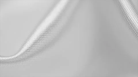 White silk background, texture of beautiful white satin fabric close-up Stock Footage 299752539