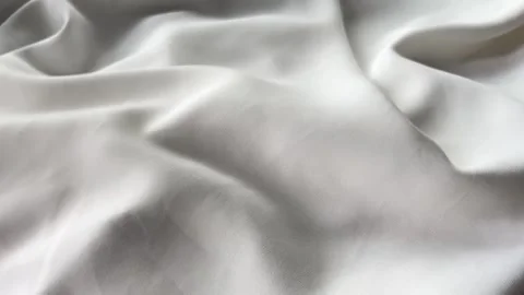 White Silk Fabric Flowing in Wind Video Background Vídeos de archivo 333964673