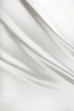 White Silk Fabric Stock Photos