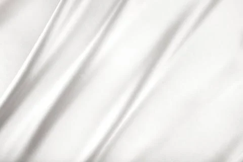White Silk Fabric Stock Photos