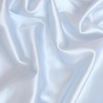 White Silk Fabric Texture Background with Soft Folds Stock Photos