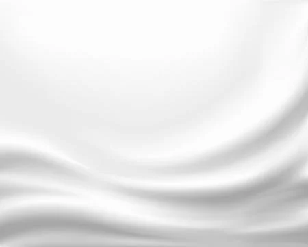 White silk fabric. The texture of the cloth with folds. 스톡 일러스트