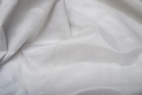 White silk making a background for the banner Stock Photos